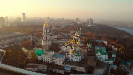 Aerial-view-of-Kiev-Pechersk-Lavra-in-Kiev,Ukraine