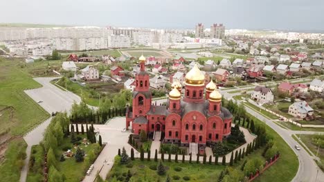 Verklärung-Orthodox-Carherdal-in-der-russischen-Stadt-Gubkin