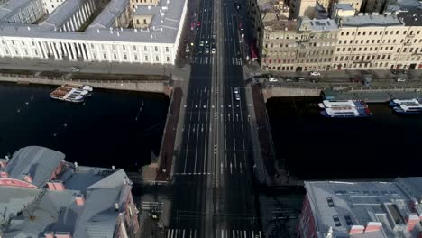 Nevsky-prospect,-aerial