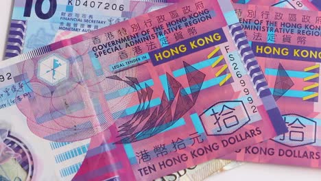 Banknote-der-Asien-Gruppen,-wie-Thailand,-China,-Vietnam-und-Malaysia.