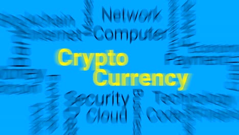 crypto-currency-animated-word-and-text-design,-Kinetic-Typography