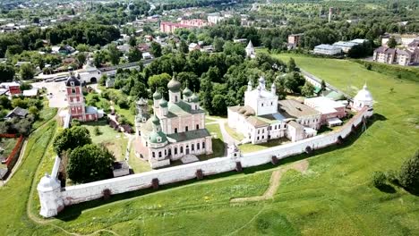 Aerial-panoramic-view-of-architectural-ensemble-of-Goritsky-Monastery