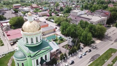 View-from-drone-of-Ozyory-cityscape