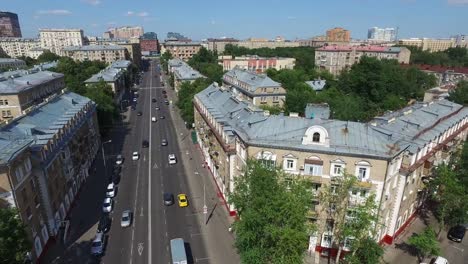 Aerial-Moscow-District-Buildings-and-houses-Cityscape