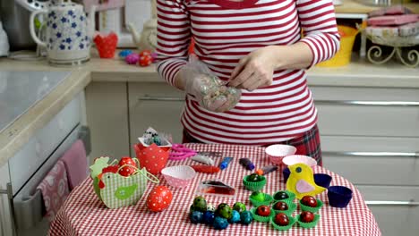 Woman-Painting-Easter-Eggs