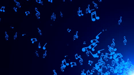 Musical-notes-float.-Abstract-background