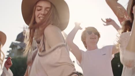 Friends-Taking-Selfie-at-Summer-Party