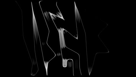 Stroke-glowing-broken-lines-with-blur,-abstract-computer-generated-backdrop,-3D-render