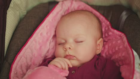 Peaceful-Baby-Sleeping-in-a-Car-Seat