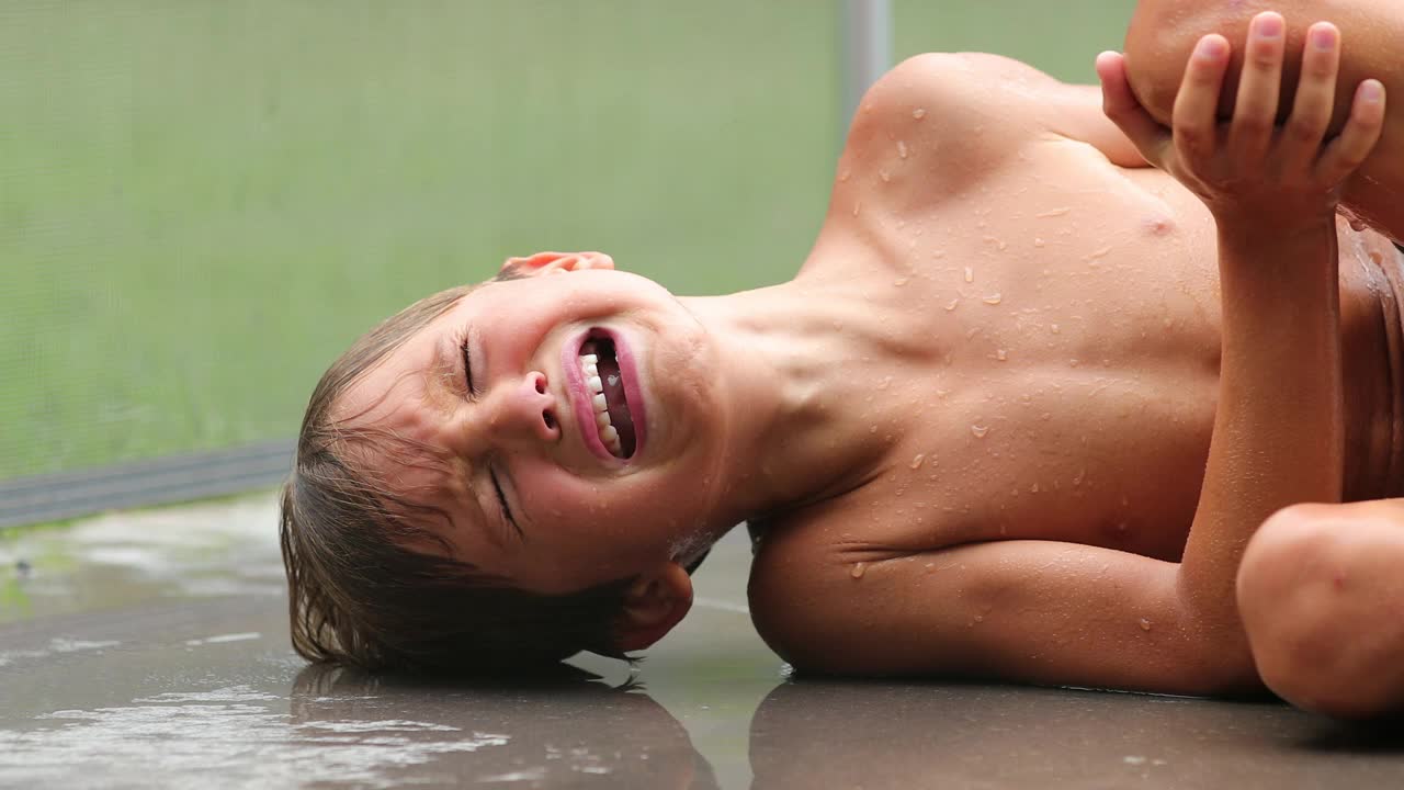 Child Crying In Pain. Young Boy In Painful Agony For Having Been Physically Hurt With Tears Rolling Down His Face Free Stock Video Footage Download Clips People 