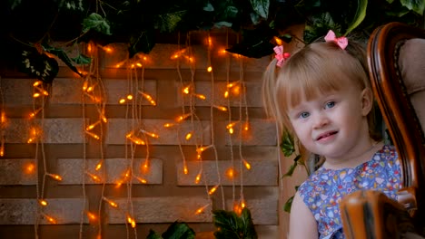 Portrait-of-funny-little-girl-at-home