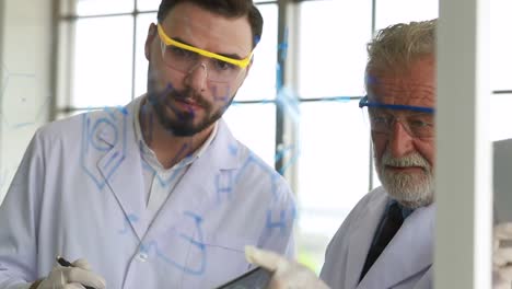 Medical-researchers-and-scientist-holding-tablet-to-working-in-laboratory.