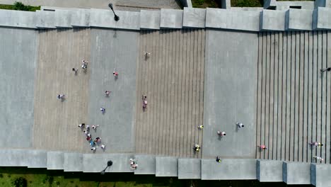 Odessa,-Ukraine,-Potemkin-Stairs.-Aerial-survey