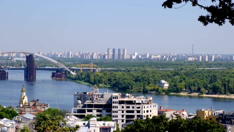 Panorama-Videobild-Stadtbild-Top-Ansicht