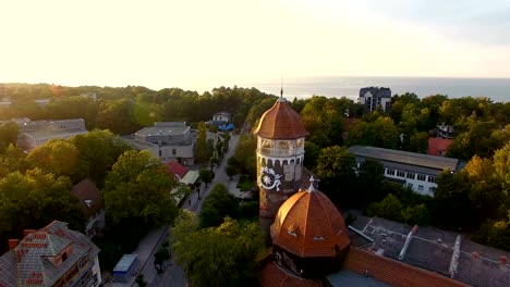 Antenne:-Swetlogorsk-Ferienort,-Russland