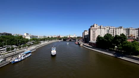 Moskva-River-and-the-Kremlin-(day),-Moscow,-Russia--the-most-popular-view-of-Moscow