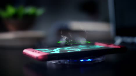 4k-Business-Smartphone-Charging-on-Wireless-Charger-with-Effects