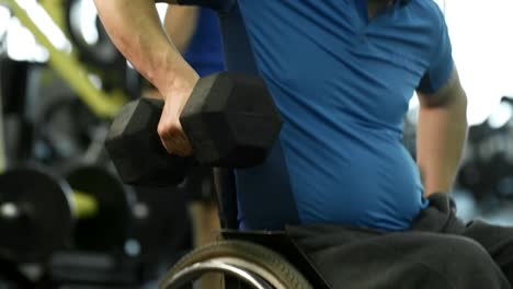 Man-in-Wheelchair-Doing-Dumbbell-Rows