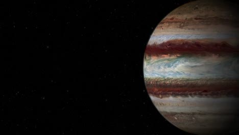 Rotierenden-Planeten-Jupiter---Bildschirm-rechts