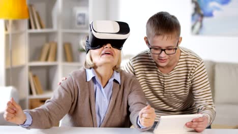 Grandson-Showing-Virtual-Reality-to-His-Grandmother