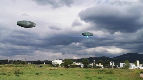 UFO-flying-over-a-city