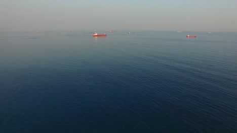 Seascape-of-the-Eastern-Bosporus-Strait-in-the-backlight.