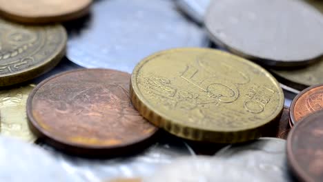 Coins-of-the-different-countries-of-the-world.