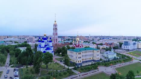 Orthodox-male-monostyr-with-bell-tower.-Aero-video-shooting-01