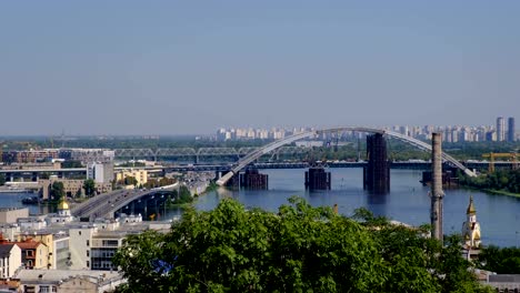 Panorama-Videobild-Stadtbild-Top-Ansicht