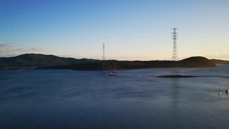 Seascape-with-a-view-of-the-lighthouse-Tokarevskaya-cat.-Vladivostok,-Russia