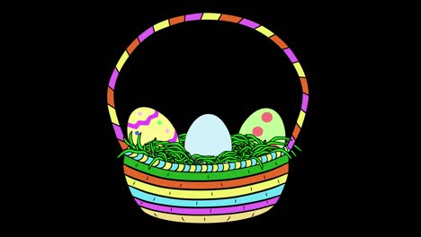 Chicks-In-Easter-Basket-Animated-Transparent