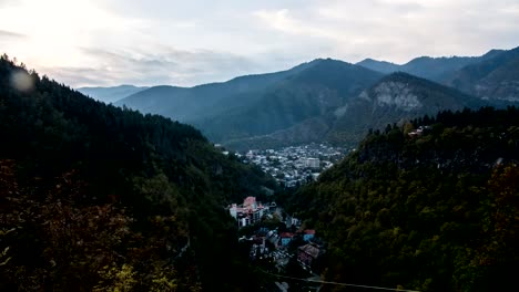 FullHD-Timelapse-of-the-view-from-the-upper-platform-on-the-moving-cabin-cableway.-Shot-in-5K-RAW