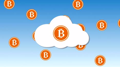 Bitcoin-Cloud-Mining,-abstract-background