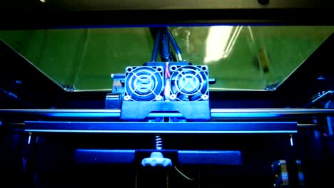 3D-printer-for-printer-model.-Working-in-the-lab,-3D-printing-technology,Quality--UHD-video-footage