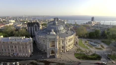 Aerial-view-of-Odessa-Opera-house-in-Ukraine