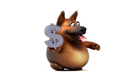 Fun-german-shepher-dog---3D-Animation