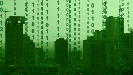 Binary-computer-code-scrolling-over-an-urban-skyline