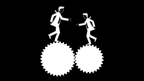 businessman-running-on-gears