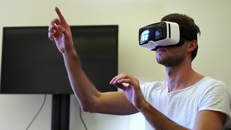 Student-Using-Virtual-Reality-Headset-In-Office