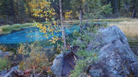 Panorama-del-lago-azul-Geyser-en-montañas-de-Altai