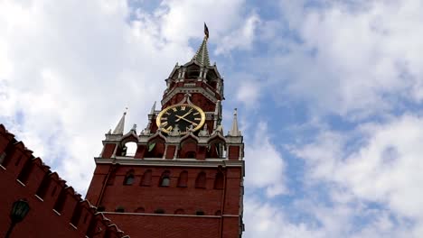 Spassky-Tower-of-Moscow-Kremlin,-Russia