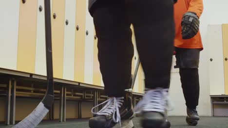 Female-Hockey-Team-in-Dressing-Room