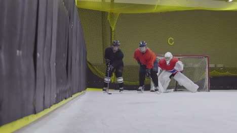 Professionelles-Hockey-Spiel