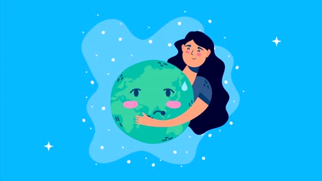 international-health-day-with-woman-hugging-world-planet