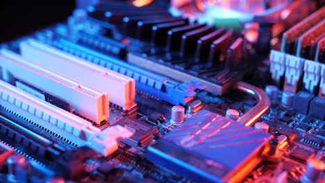 closeup-of-a-rotating-processor-CPU-fan-installed-on-the-motherboard-on-a-black-background