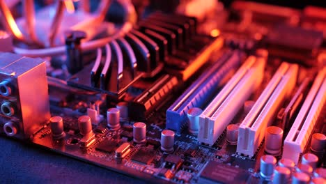 closeup-of-a-rotating-processor-CPU-fan-installed-on-the-motherboard-on-a-black-background