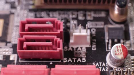 closeup-of-a-SATA-controller-slot,-macro-view,-slider-shot