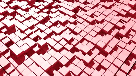 Abstract-surface-of-moving-cubes