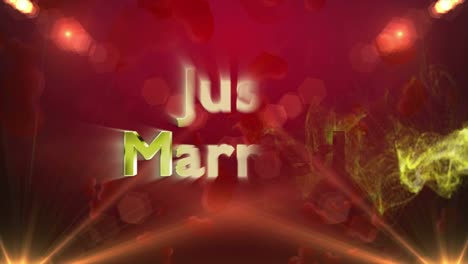 Just-Married-Text-Animation,-4-km