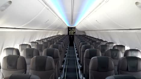 Modern-interior-of-the-airliner